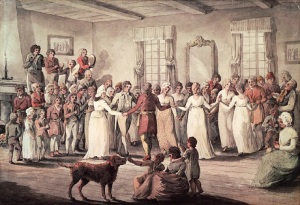 Danse au Château Saint-Louis, 1801. BAC, 1989-472-1. 